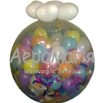 Куля сюрприз,розмір 70 см