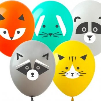Повітряна кулька з гелієм Звірята