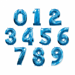 Цифра Слім синя