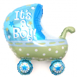 Фольгована кулька наповнена гелієм